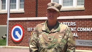 CPT McCoy wishes the Army a Happy 243rd Birthday.