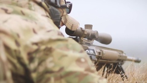 Winston P. Wilson and Armed Forces Skill at Arms Meeting Sniper Competition