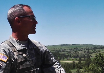 Alabama National Guard Forward Observer Chief Explains the Job - Interview