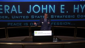 Stratcom Commander Delivers John Glenn Lecture