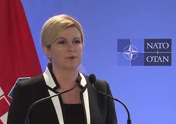 Visit to NATO by the President of the Republic of Croatia - Presser