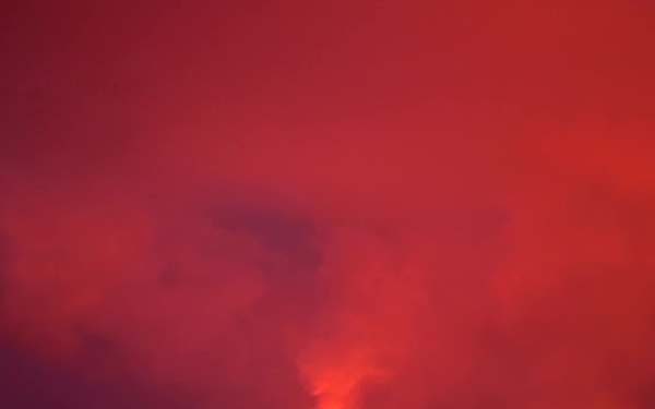 Lava flow on Hawaii Island