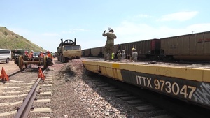 Alabama Guardsmen Load Railcars, Operation Western Strike