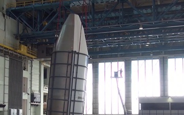 Titan IVB Payload Fairing Assembly Video