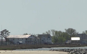 Jetties at Rhodes Point on Smith Island, Maryland