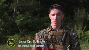 5th ANGLICO Conducts a Small Arms Range.