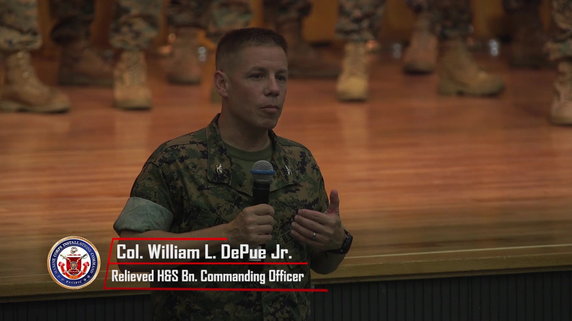 DVIDS - News - First Change of Command at Marine Force Storage Command