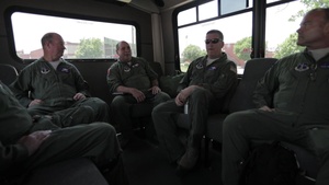 Col. Ralph Schwader Fini Flight