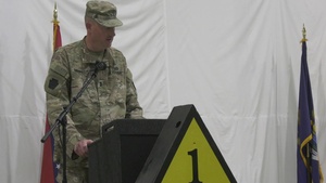 2nd Armored Brigade, 1st Armored Division Change of Command Ceremony