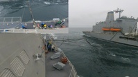 USS Montgomery (LCS 8) Conducts Underway Replenishment