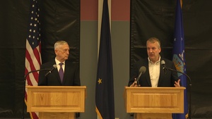 Secretary Mattis and Senator Sullivan Press Conference