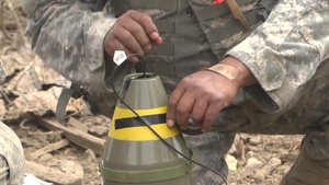 Combat Engineers train at demo range