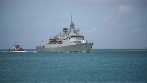 Royal Malaysian Navy Frigate KD Lekiu arrives at Pearl Harbor for RIMPAC 2018