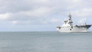 Japanese Navy Ship arrives in Hawaii for RIMPAC 2018