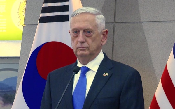 Secretary of Defense James Mattis and ROK Minister of National Defense Press Conference