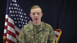 Pfc. Evan Teets