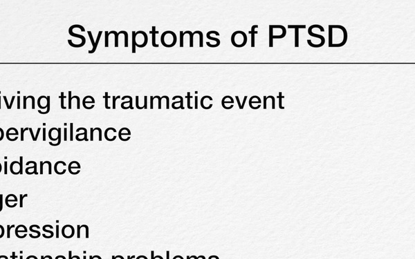 178th Wing DPH discusses PTSD awareness