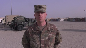 Capt. Eric Carlton shouts out to Colorado Rockies