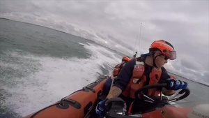 Coast Guard Cutter Spencer conducts non-compliant vessel pursuit training in Boston Harbor
