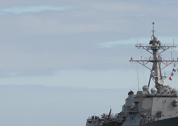 USS Dewey (DDG 105) arrives at Joint Base Pearl Harbor-Hickam