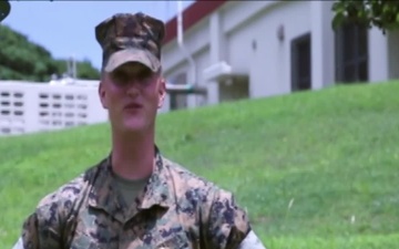 Marines shout out for their favorite Baseball team