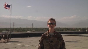 Capt. Molly Morrisey sends a 4th of July greeting
