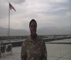 Sgt. 1st. Class Shantae Allen sends 4th of July greeting