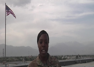 Sgt. 1st. Class Shantae Allen sends 4th of July greeting