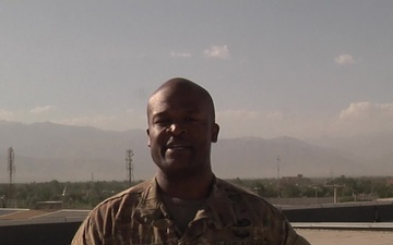 SGM Raymond Franklin sends a 4th of July greeting