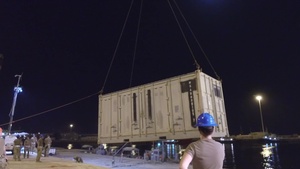 Moving the CONNEX during Nautical Horizon 2018