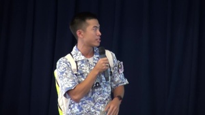 Sailors Present Ideas at Innovation Fair Competition