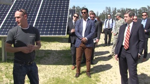 Vandenberg AFB's massive solar array ensures Warfighter mission resiliency -- NO LOWER THIRDS