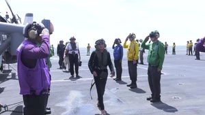 Ambassador McCourt Tours USS Harry S. Truman
