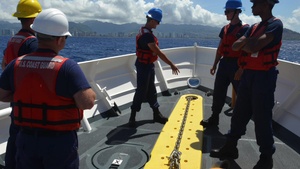 Coast Guard patrols off Waikiki for Fourth of July