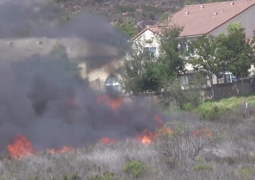 Pendleton Complex Fire: Vandegrift Incident (B-ROLL)