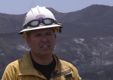 Pendleton Complex Fire: Horno Incident (B-Roll)