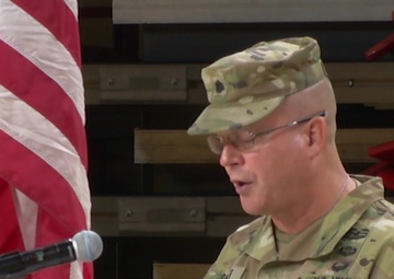 158th Infantry Sendoff Ceremony - Lieutenant Colonel Pete Garver Battalion Commander 158th Infantry