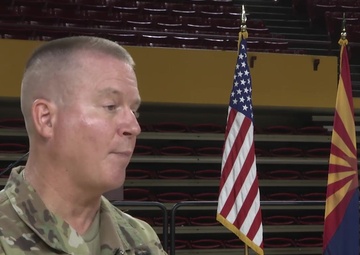 LTC Pete Garver (1-158th Infantry Regiment Send-Off Ceremony)