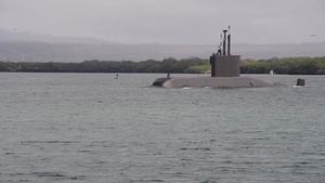 ROKS Park Wi (SS 065) Departs Pearl Harbor During RIMPAC 2018