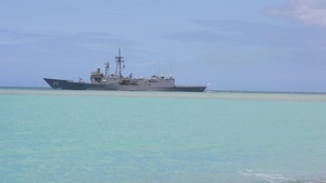 HMAS Melbourne departs Joint Base Pearl Harbor-Hickam for RIMPAC 2018
