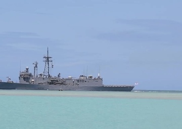 HMAS Melbourne departs Joint Base Pearl Harbor-Hickam for RIMPAC 2018
