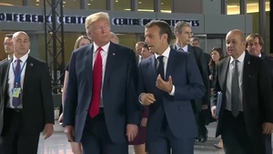 President Trump Departs NATO Summit