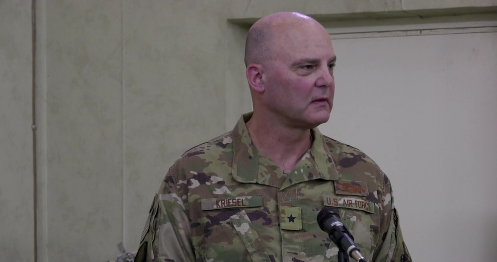 DVIDS - Video - Brigadier General James Kriesel Speaks at Iraqi Graduation