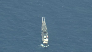 Air, Land, Sea Strikes Sink Decommissioned Ex-USS Racine during RIMPAC
