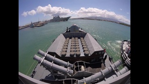 Almirante Lynch Timelapse Leaving Pearl Harbor