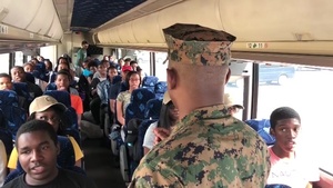 NJROTC cadets get intense greeting ahead of week-long summer camp
