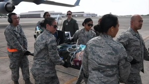 Aircrew, medical Airmen train together at Pacific Lifeline 2018