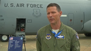 Lt Col Guy Perrow, Air Boss of the Farnborough International Air Show 2018