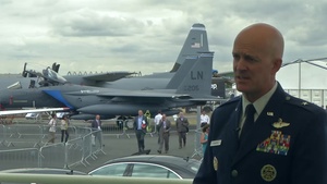 Interview package with Brig Gen Andrew P. Hansen, Director of USAFE-UK during Farnborough International Air Show 2018
