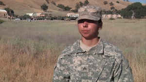 B-Roll and Interview: Medic assists soldiers after training accident